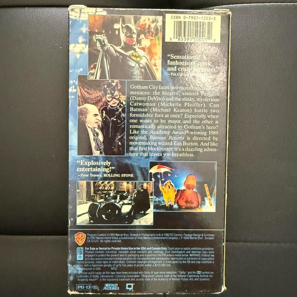 1992 Batman Returns VHS - Picture 3 of 5